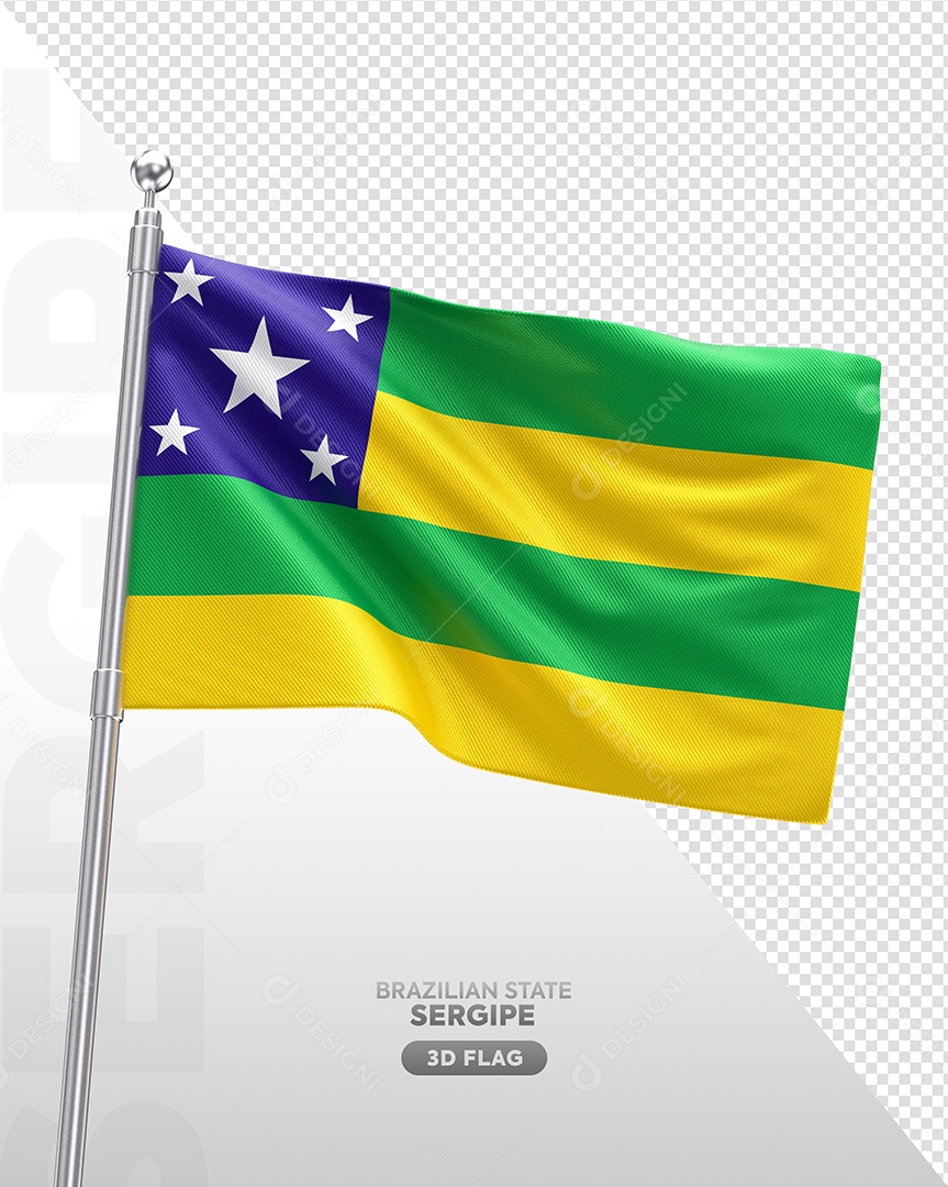 Bandeira do Estado de Sergipe para Composição PSD