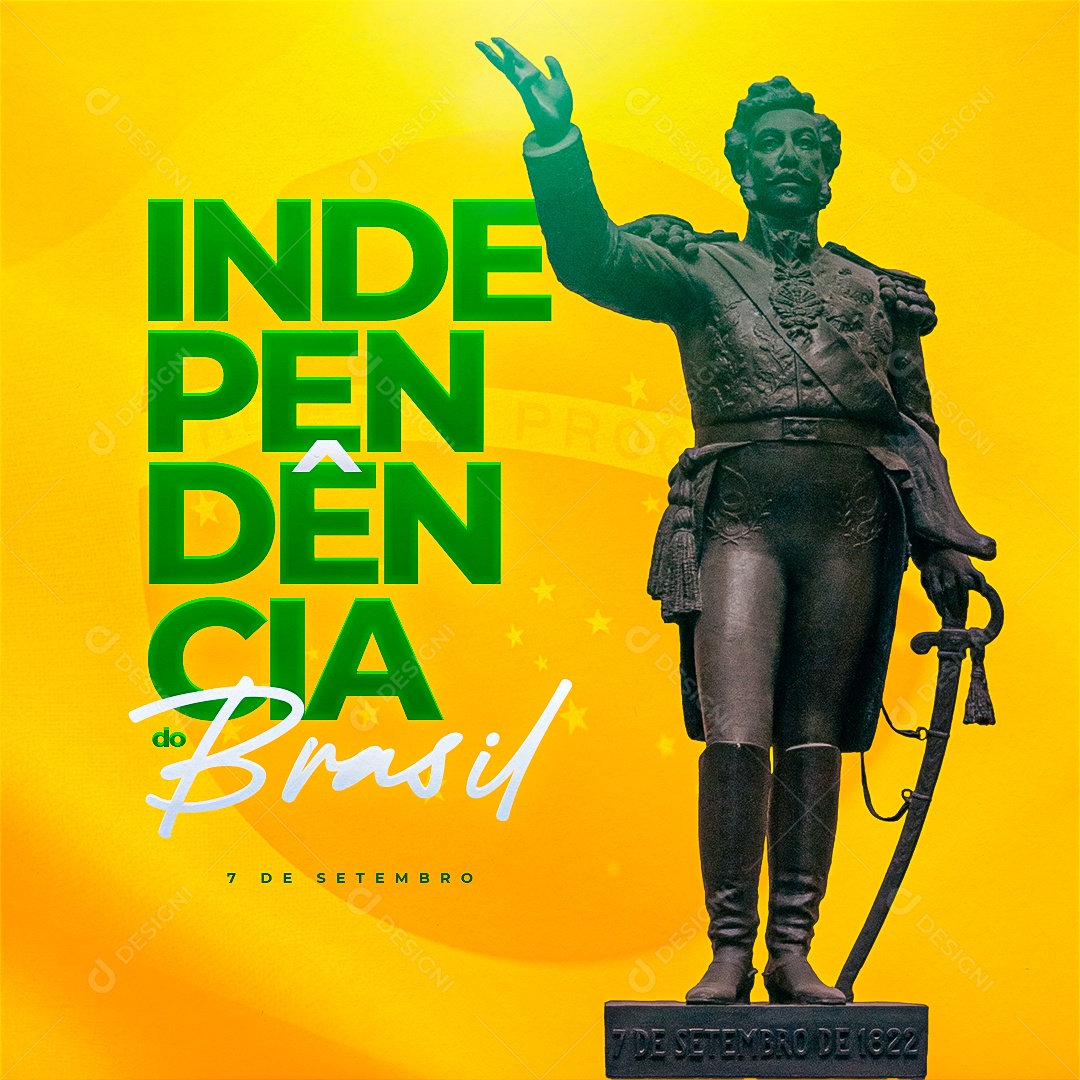 Independência Do Brasil 7 De Setembro Social Media PSD Editável