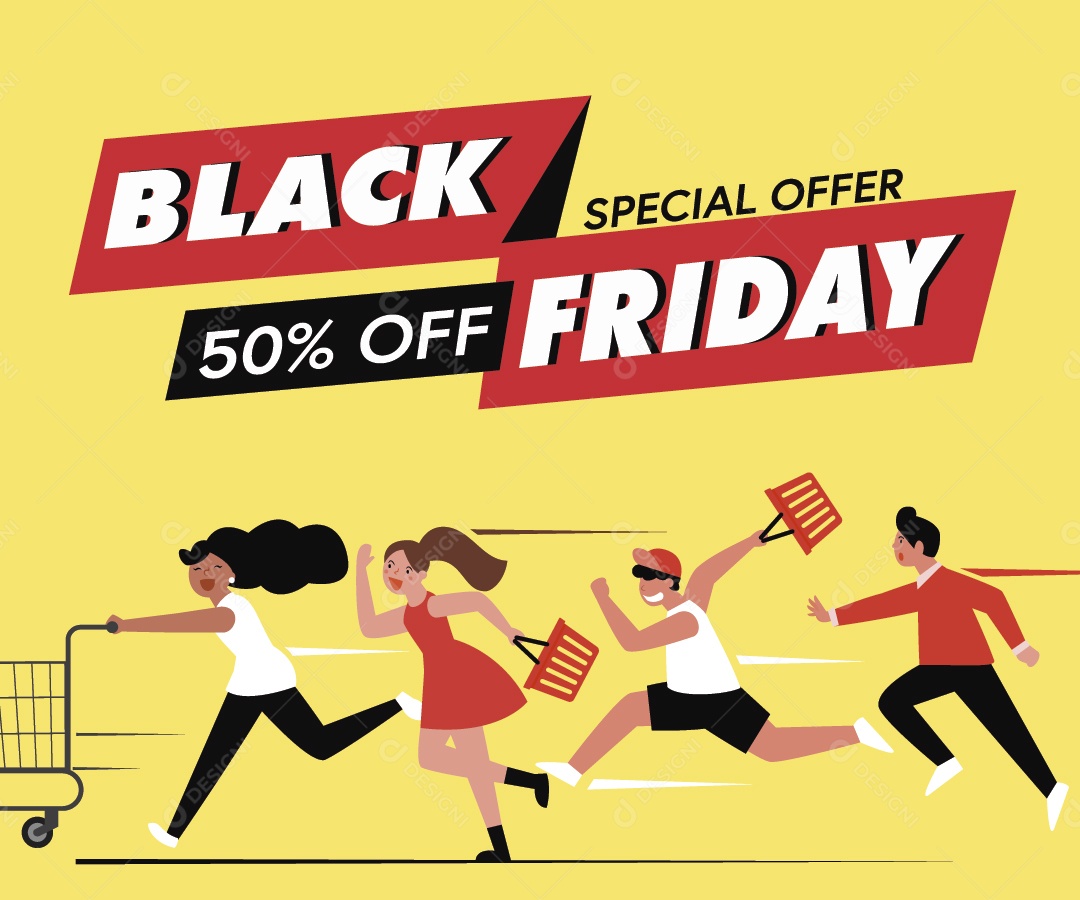 Black Friday Ilustração Vetor EPS