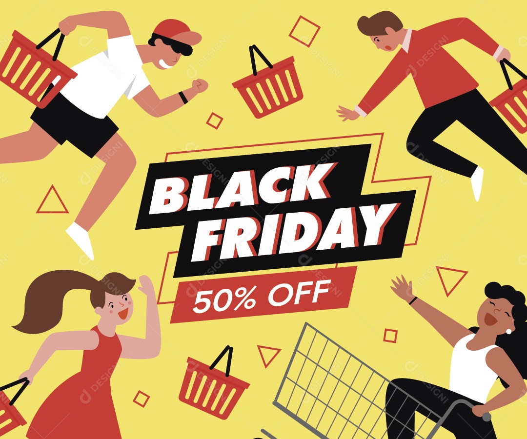 Black Friday Ilustração Vetor EPS