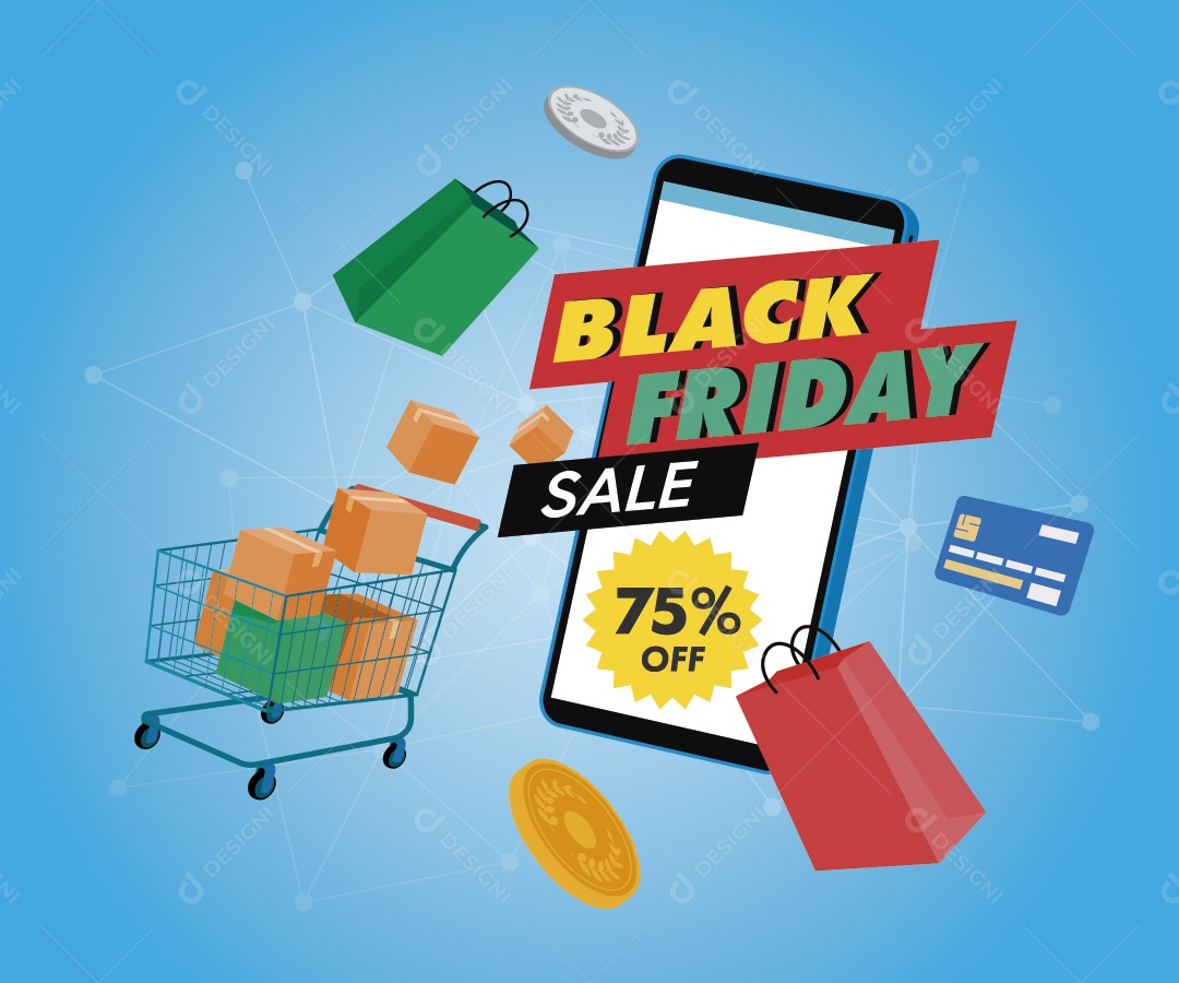 Black Friday Ilustração Vetor EPS