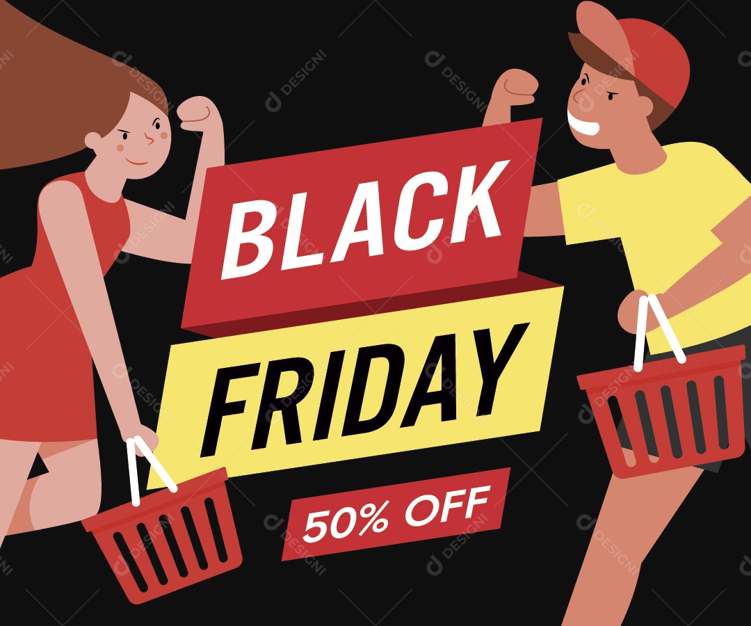 Black Friday Ilustração Vetor EPS