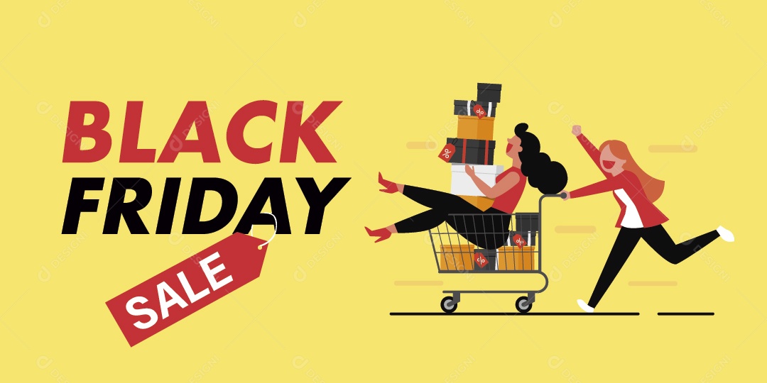 Black Friday Ilustração Vetor EPS