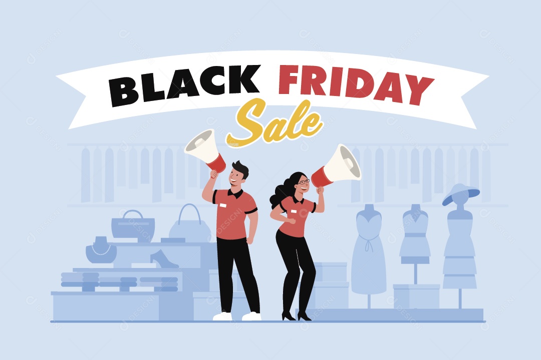 Black Friday Ilustração Vetor EPS