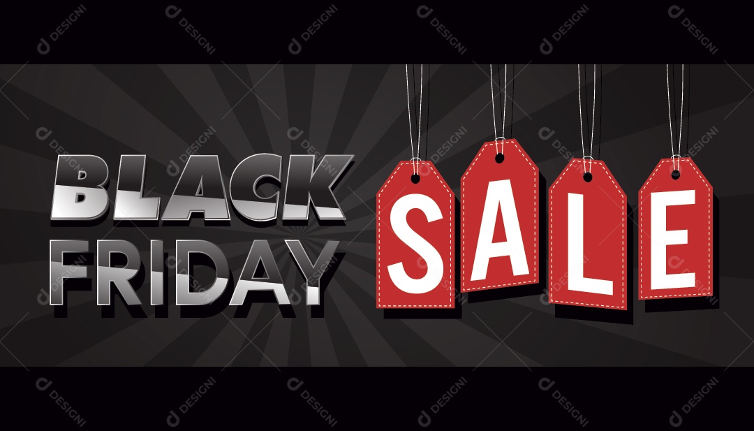 Black Friday Ilustração Vetor EPS