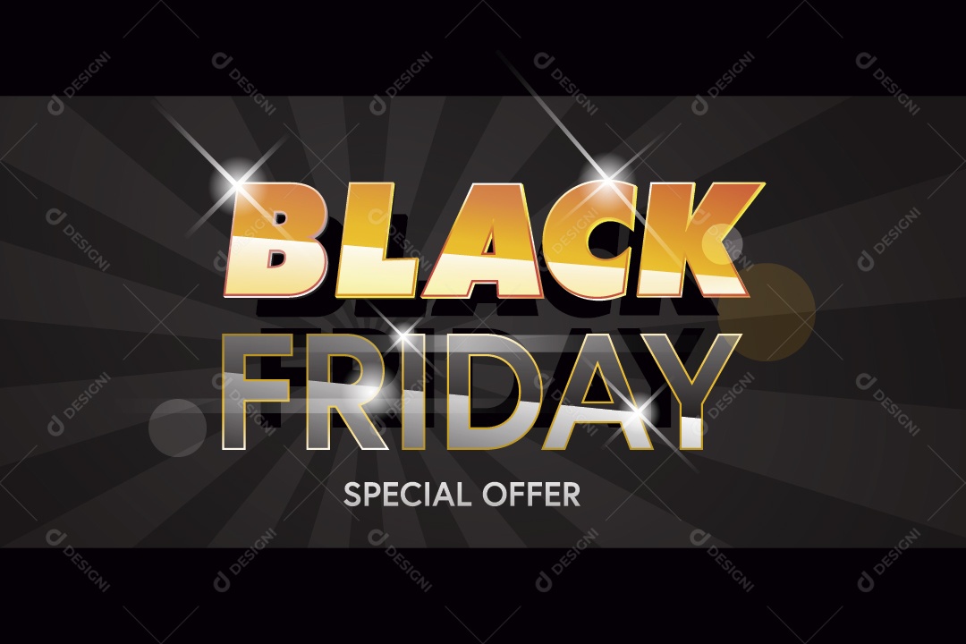 Black Friday Ilustração Vetor EPS