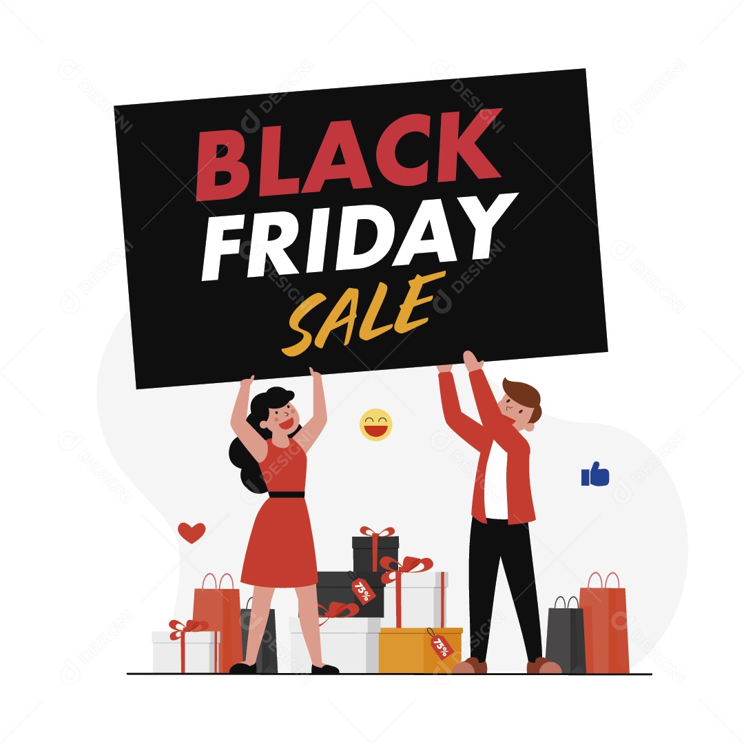 Black Friday Ilustração Vetor EPS