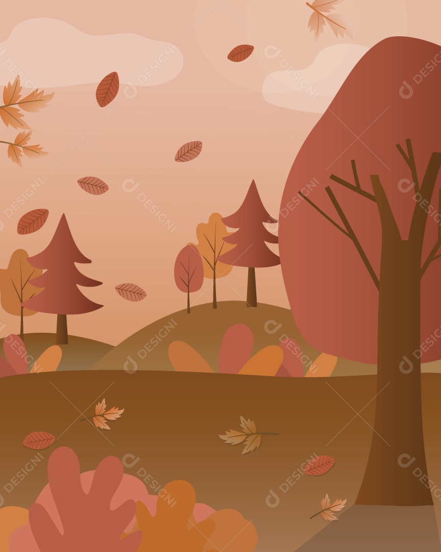 Ilustrações de Outono Vetor EPS