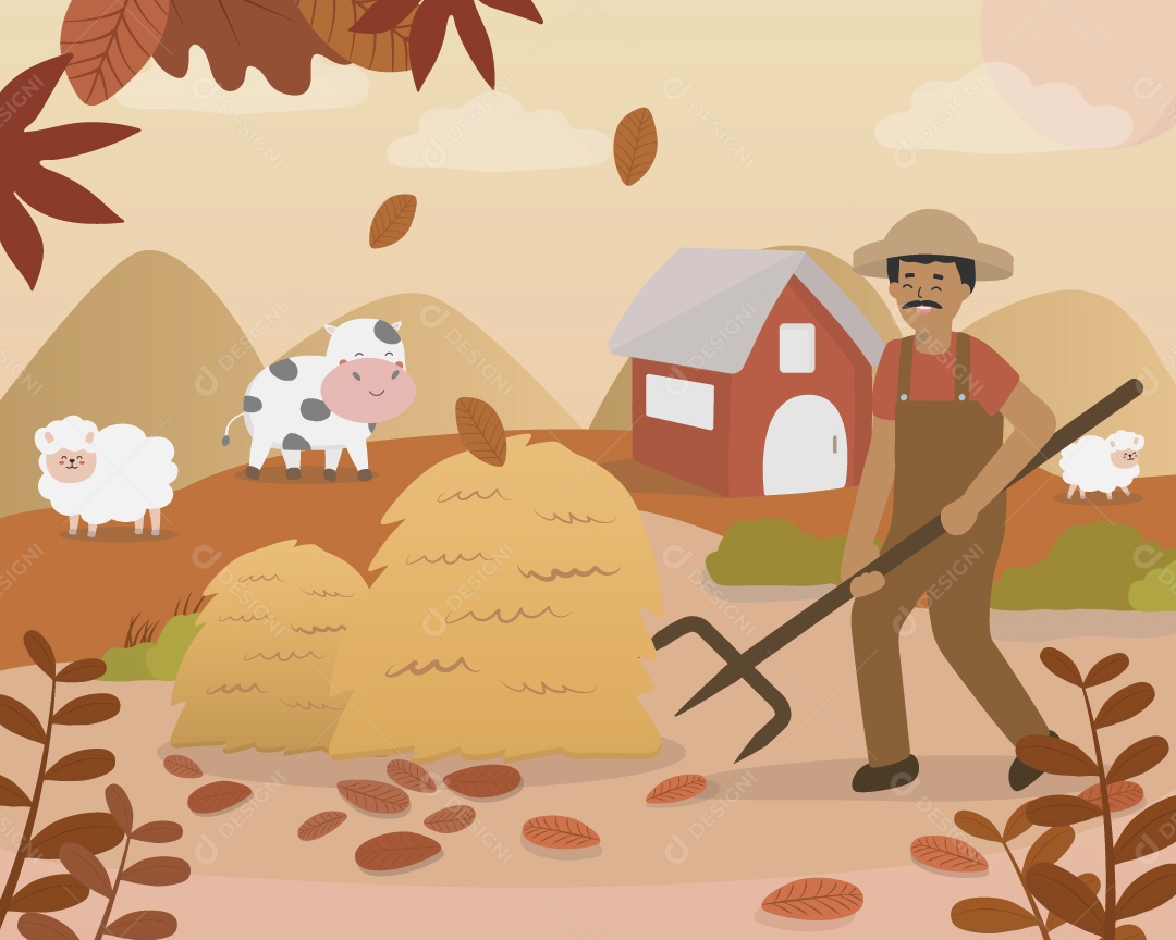 Ilustrações de Outono Vetor EPS