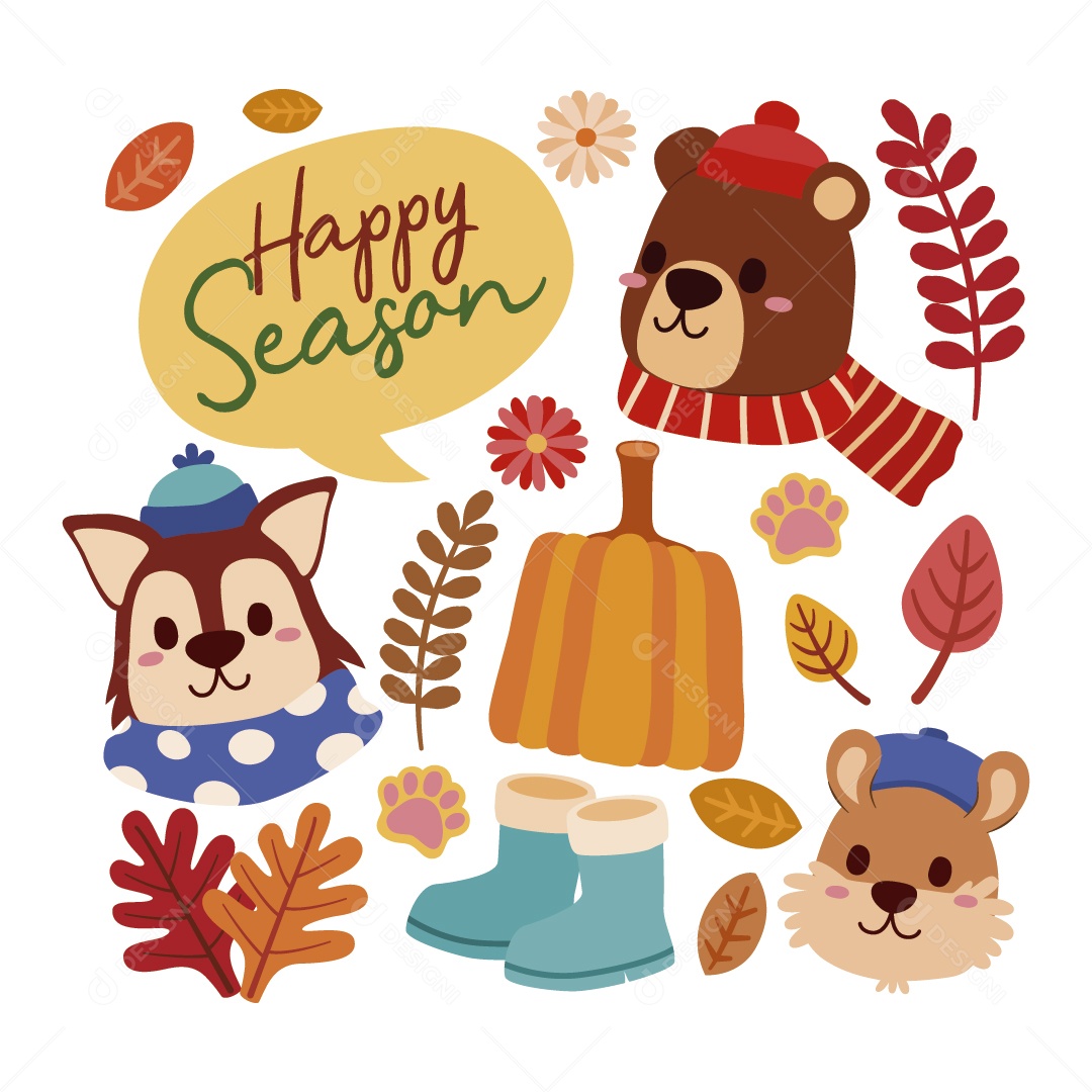 Ilustração de Outono Vetor EPS