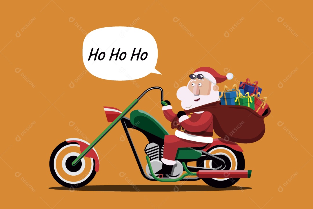 Ilustração de Papai Noel Vetor EPS