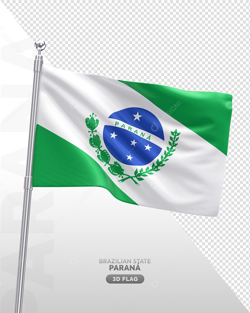 Bandeira do Estado do Paraná para Composição PSD