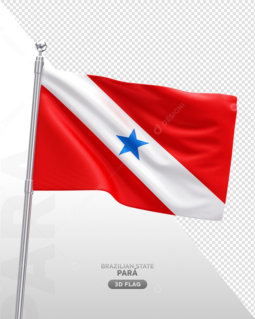 Bandeira do Estado do Pará para Composição PSD