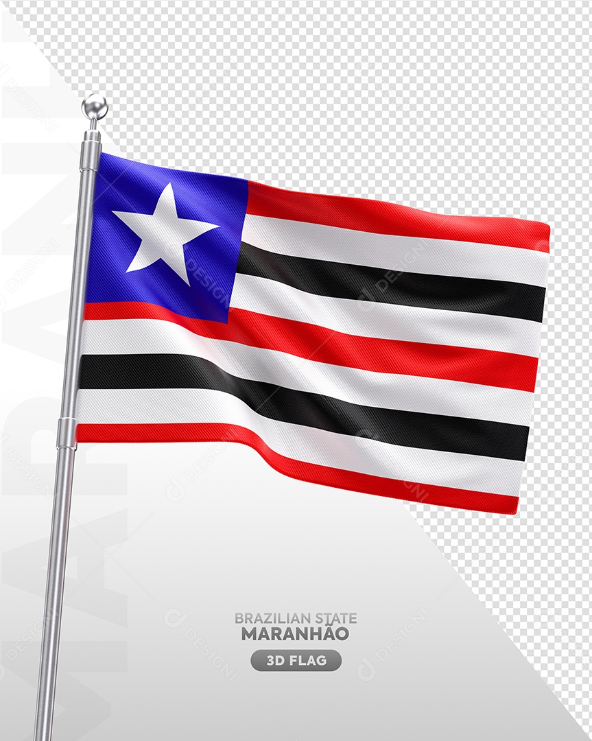Bandeira do Estado do Maranhão para Composição PSD