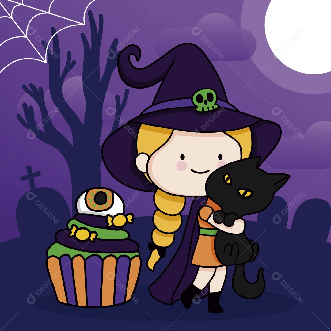 Ilustrações do Halloween Vetor EPS