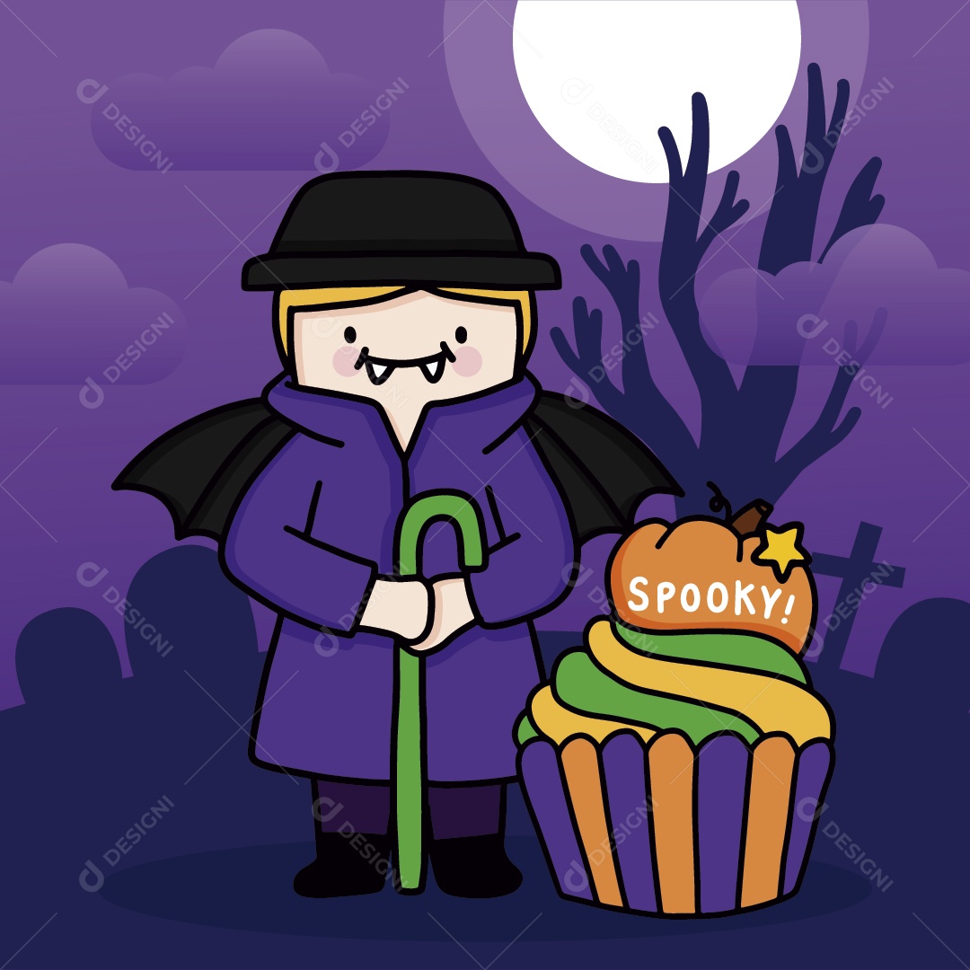 Ilustrações do Halloween Vetor EPS