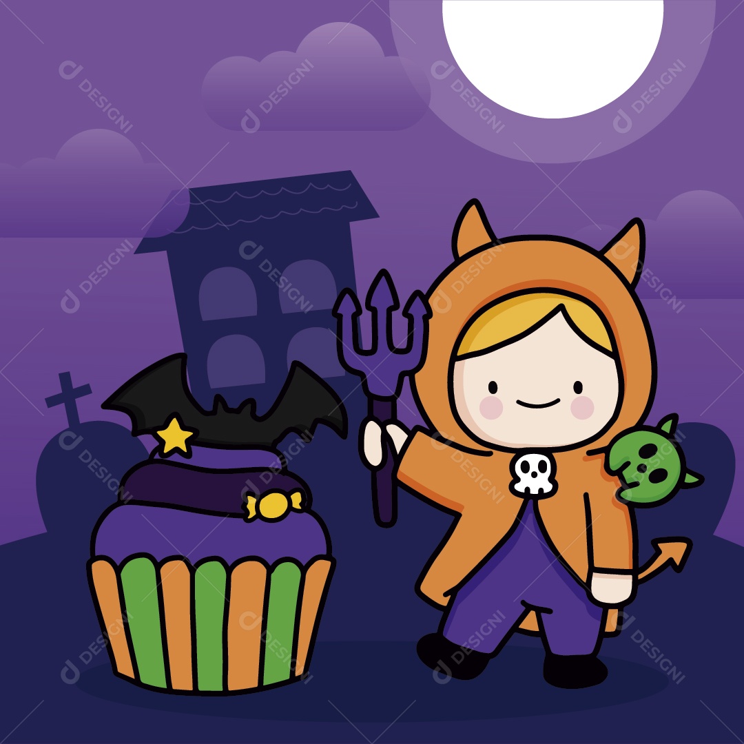 Ilustrações do Halloween Vetor EPS