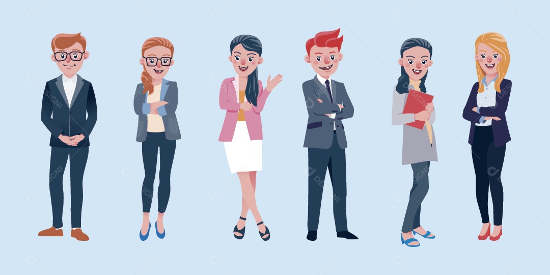 Empresários Ilustração Vetor EPS