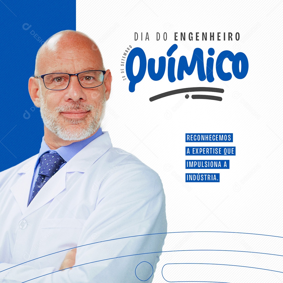 Dia Do Engenheiro Químico Social Media PSD Editável
