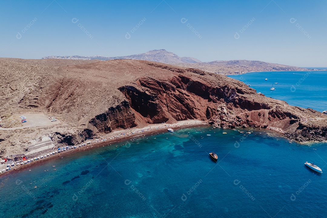 Linda paisagem vista aérea