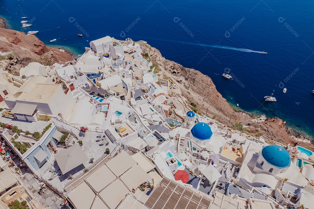 Linda paisagem vista aérea