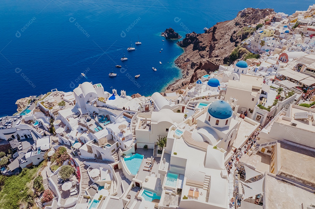 Linda paisagem vista aérea