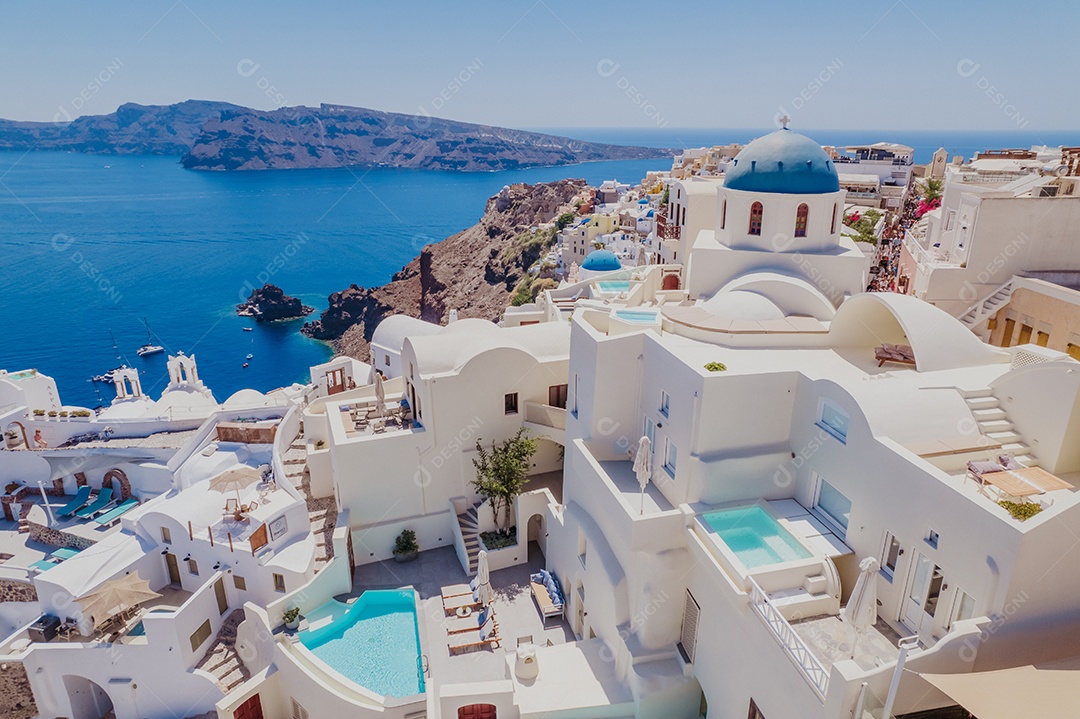 Linda paisagem vista aérea