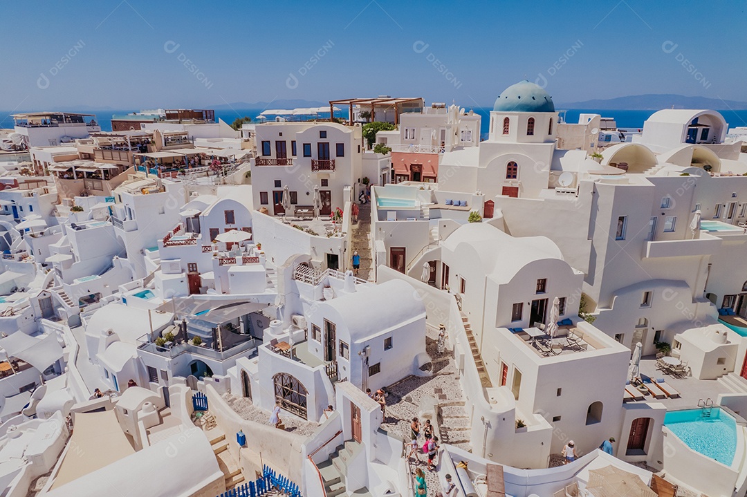 Linda paisagem vista aérea