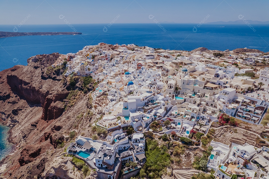 Linda paisagem vista aérea