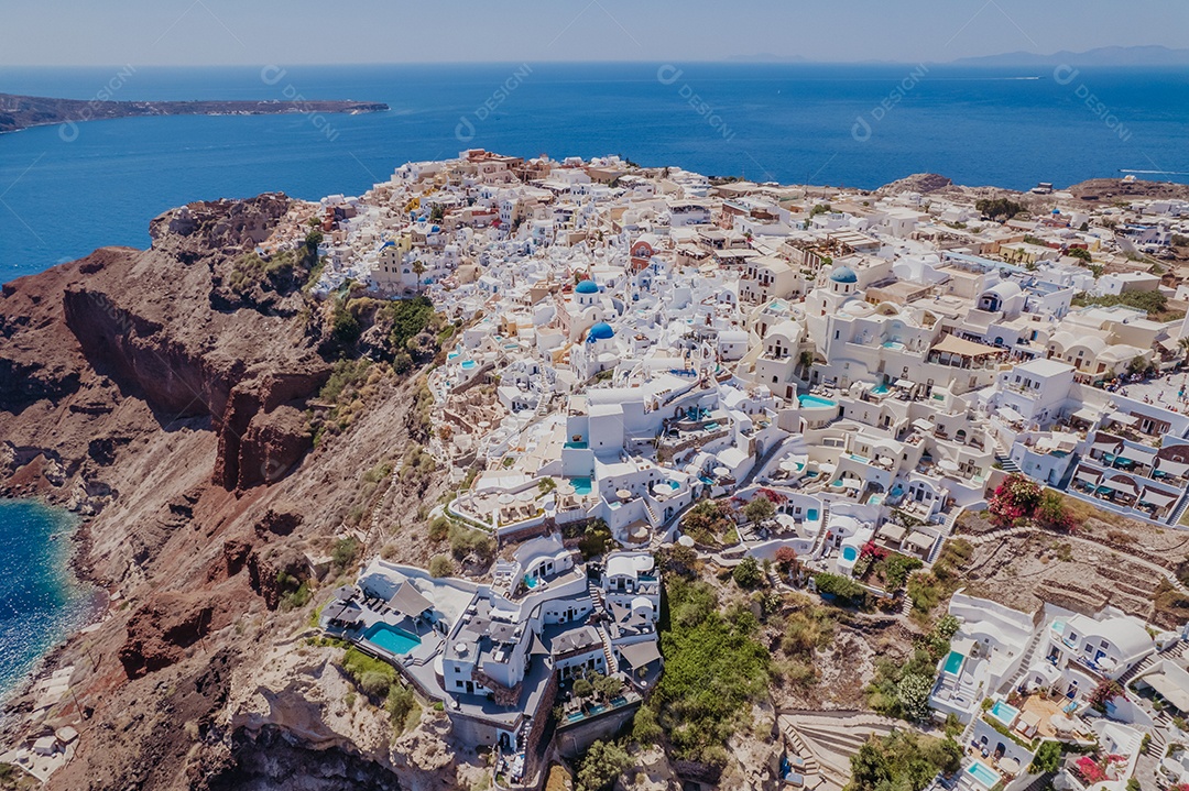 Linda paisagem vista aérea