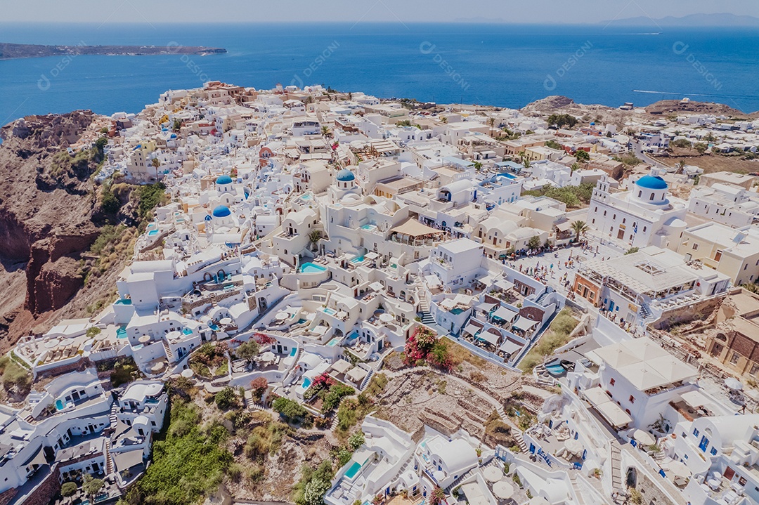 Linda paisagem vista aérea