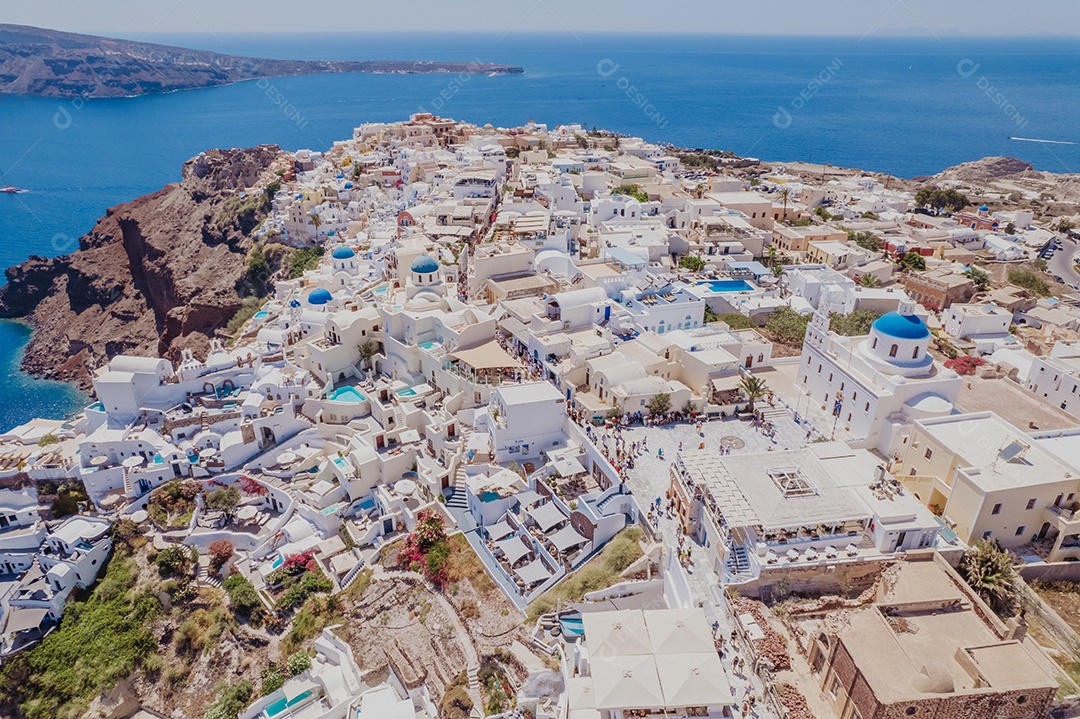 Linda paisagem vista aérea
