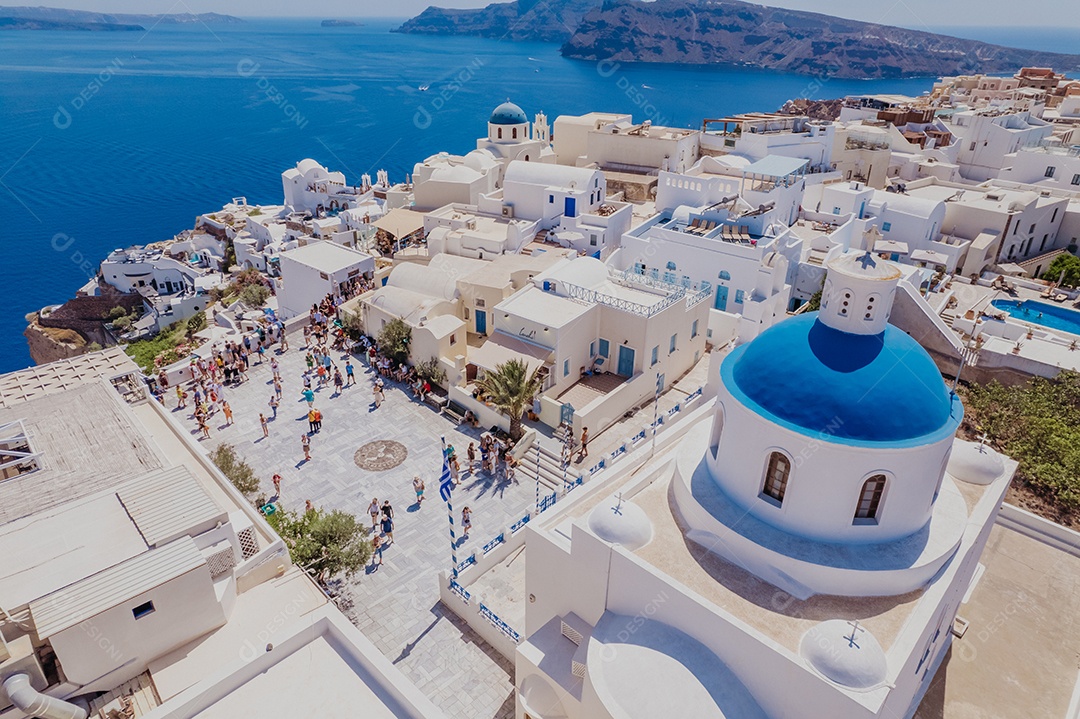 Linda paisagem vista aérea