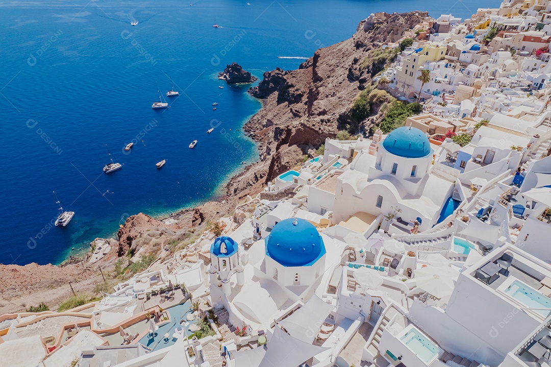 Linda paisagem vista aérea