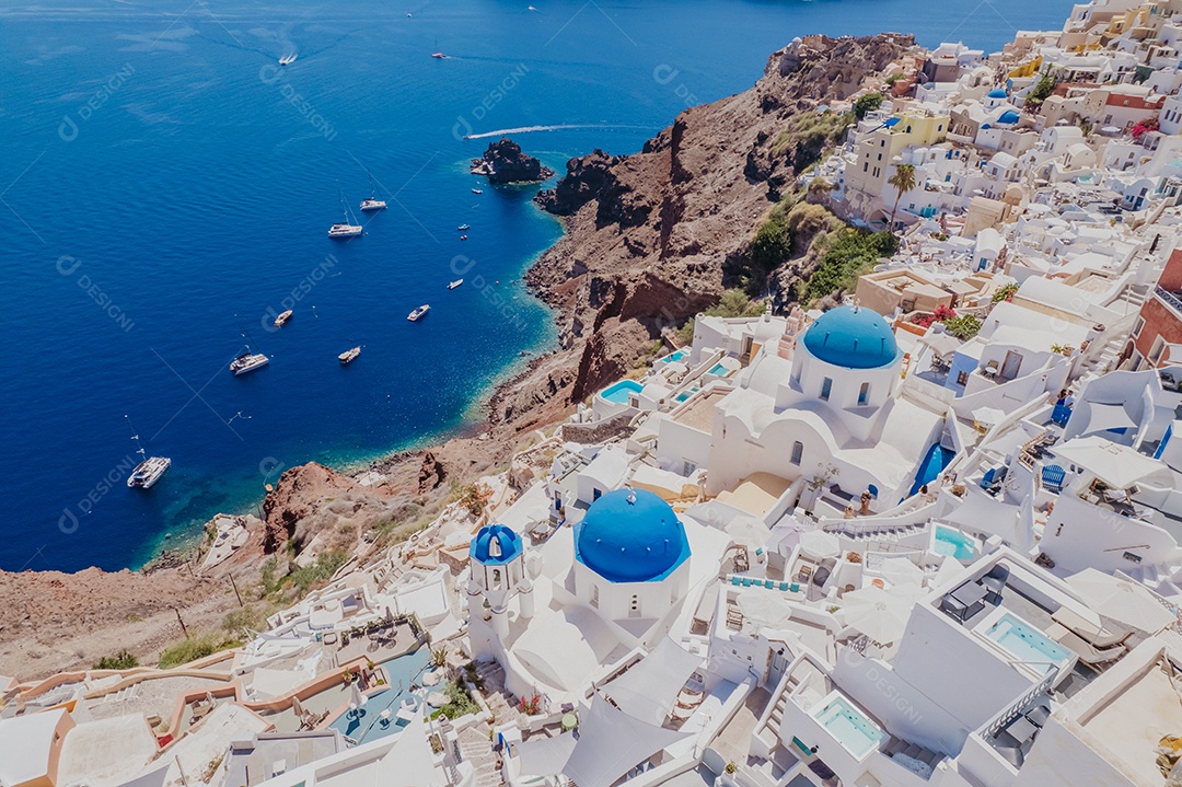Linda paisagem vista aérea