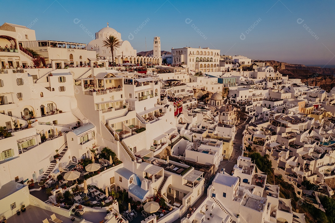 Linda paisagem vista aérea