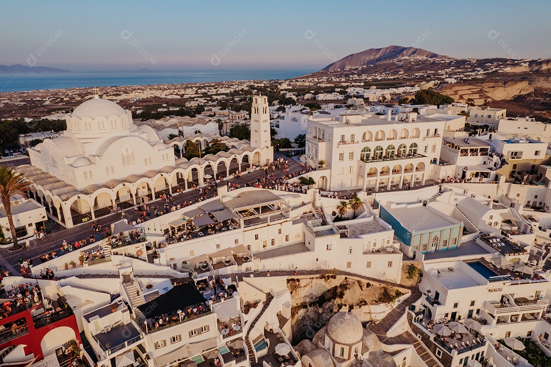 Linda paisagem vista aérea