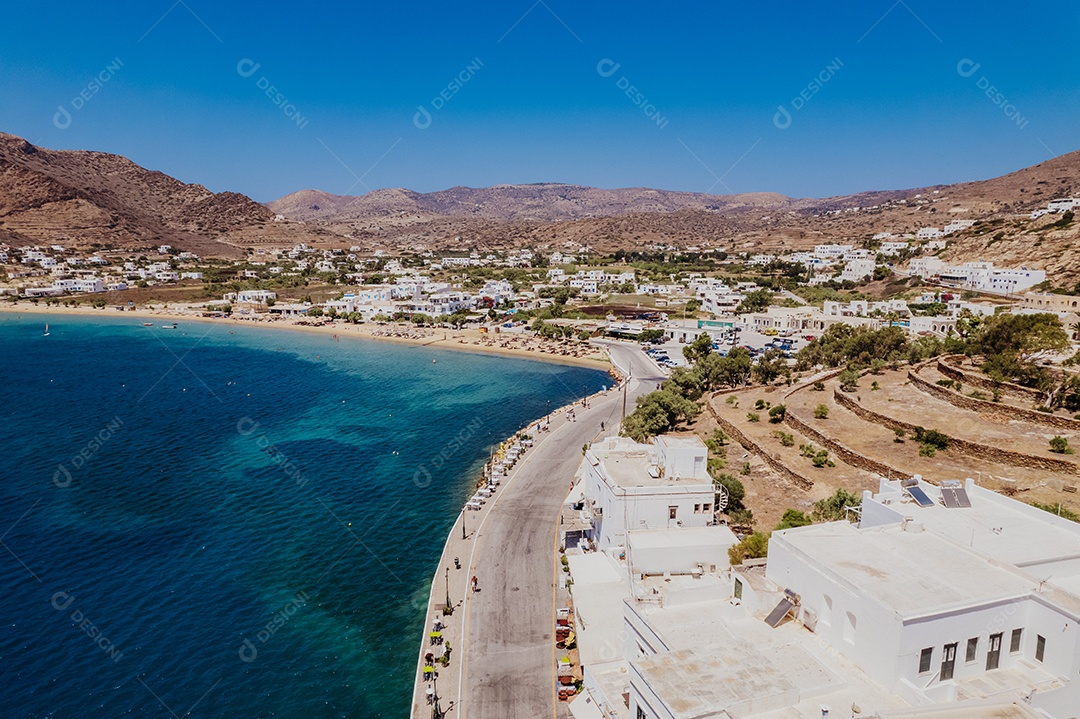 Linda paisagem vista aérea