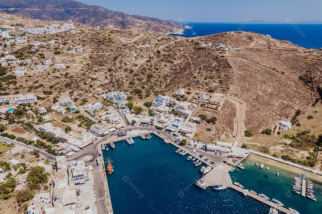 Linda paisagem vista aérea