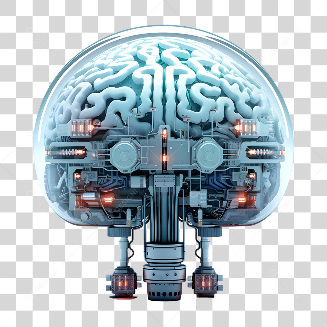 Lâmpada Tecnológica PNG Transparente