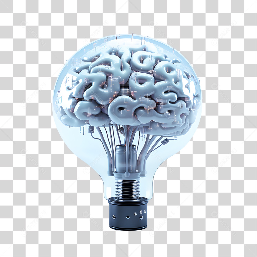 Lâmpada Tecnológica PNG Transparente