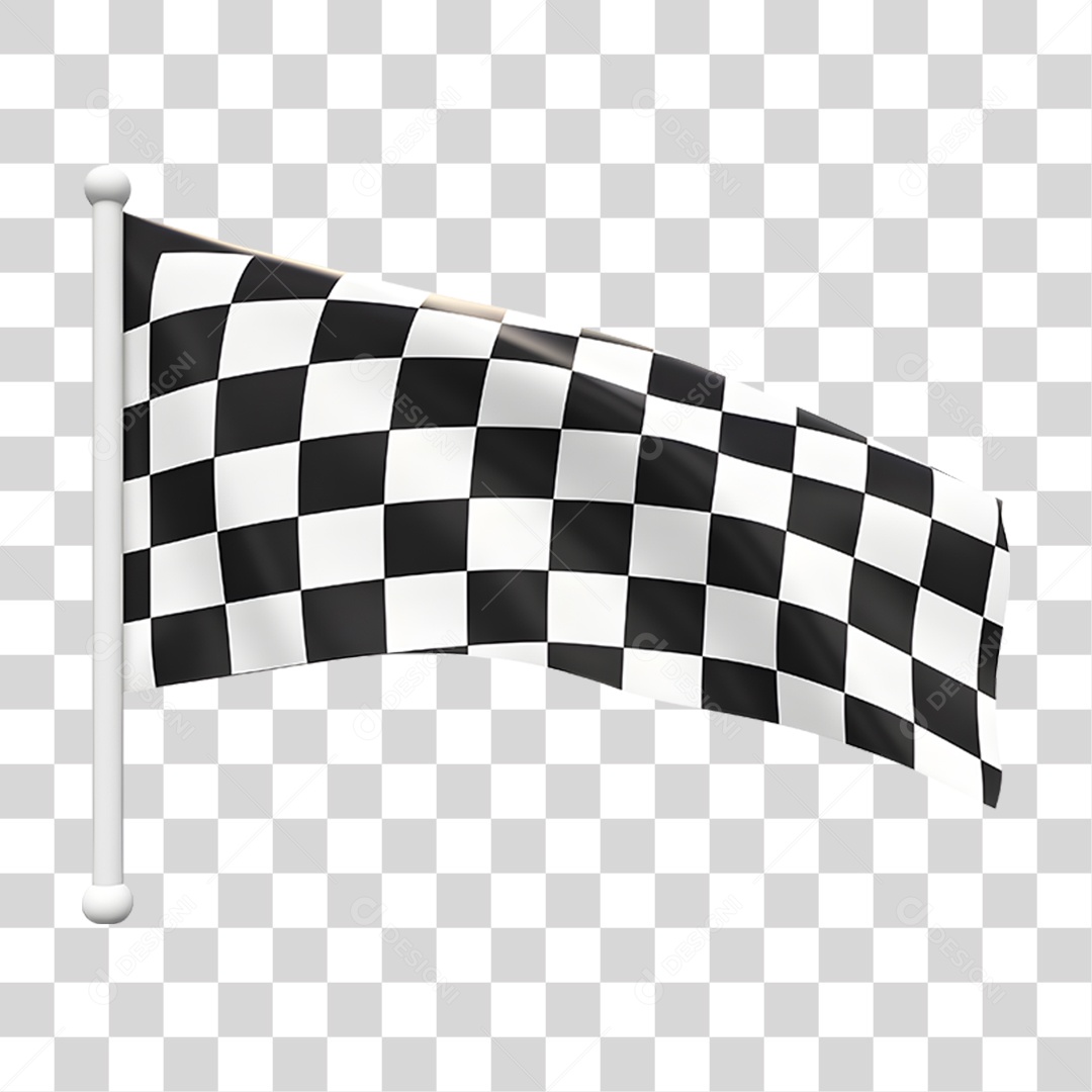 Bandeira de Largada PNG Transparente