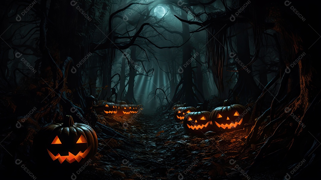 Ilustração de halloween