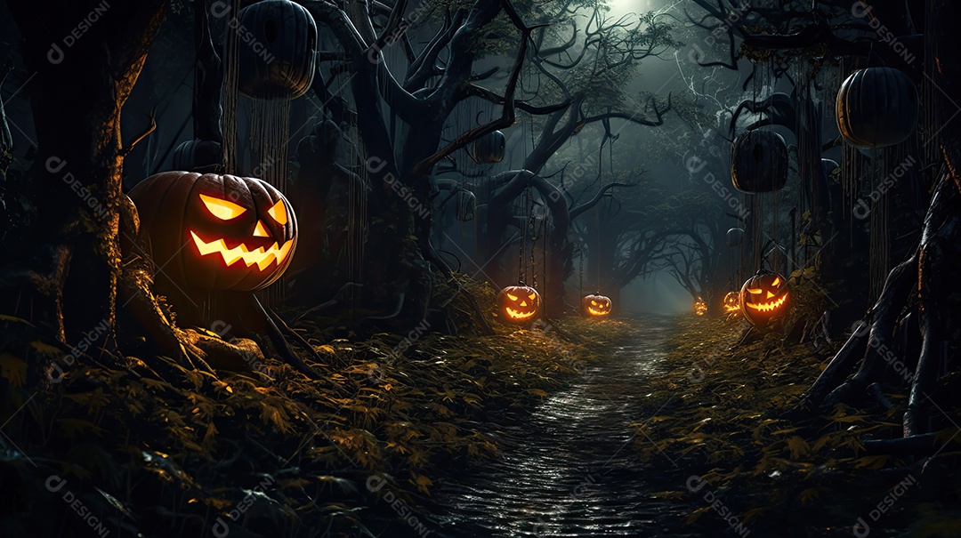 Ilustração de halloween