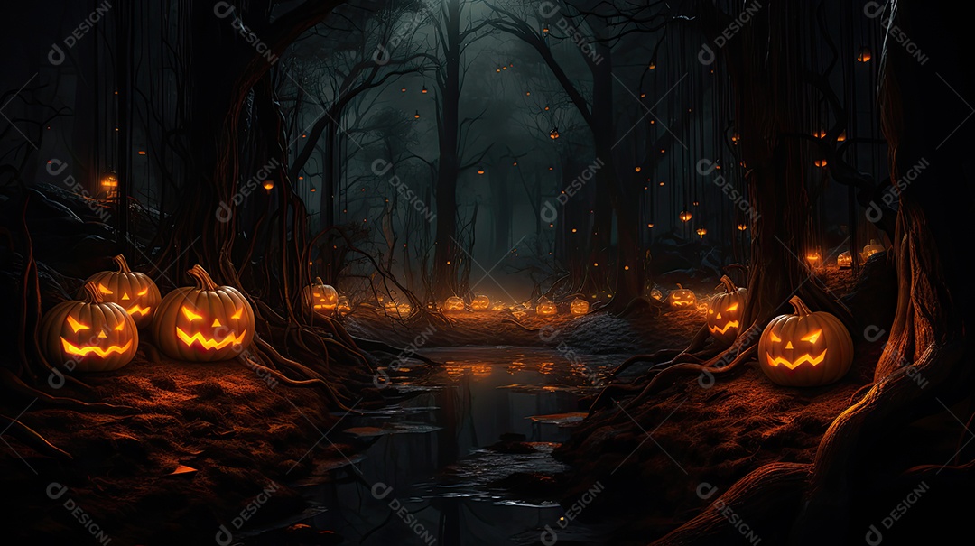 Ilustração de halloween