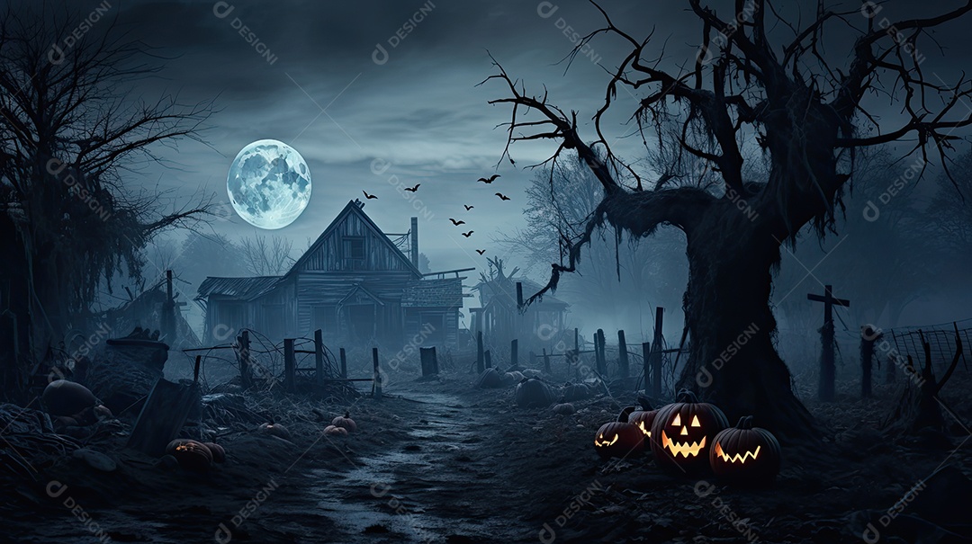 Ilustração de halloween