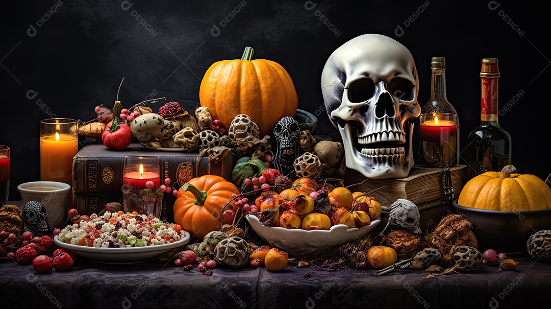 Beco Escuro de Halloween