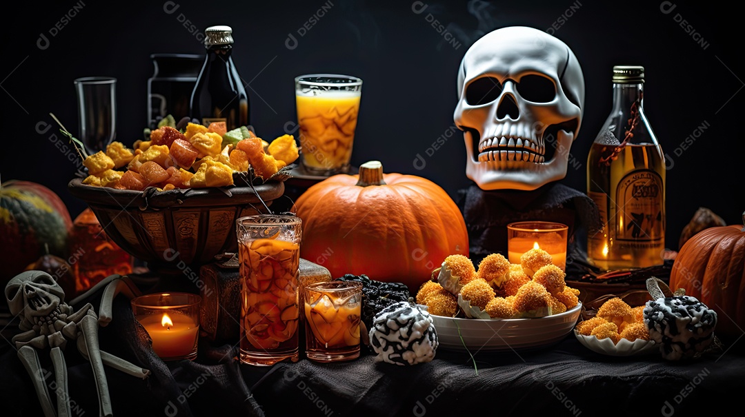 Beco Escuro de Halloween