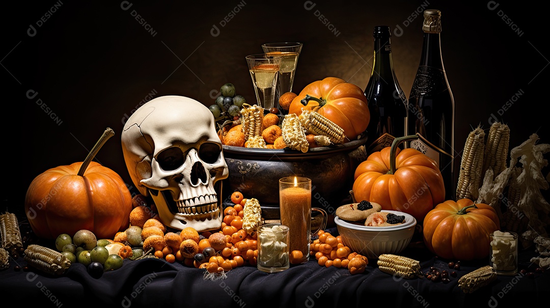 Beco Escuro de Halloween