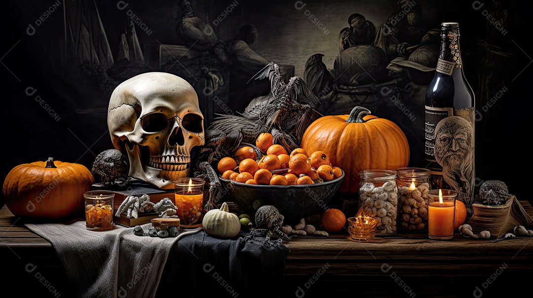 Beco Escuro de Halloween